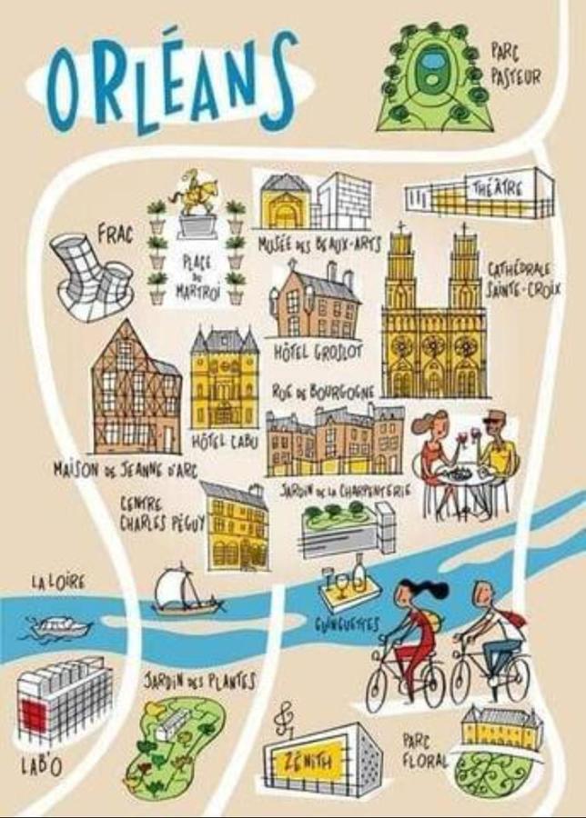 Le Cocon, Cœur Historique D'orléans, 5min Gare Apartamento *
